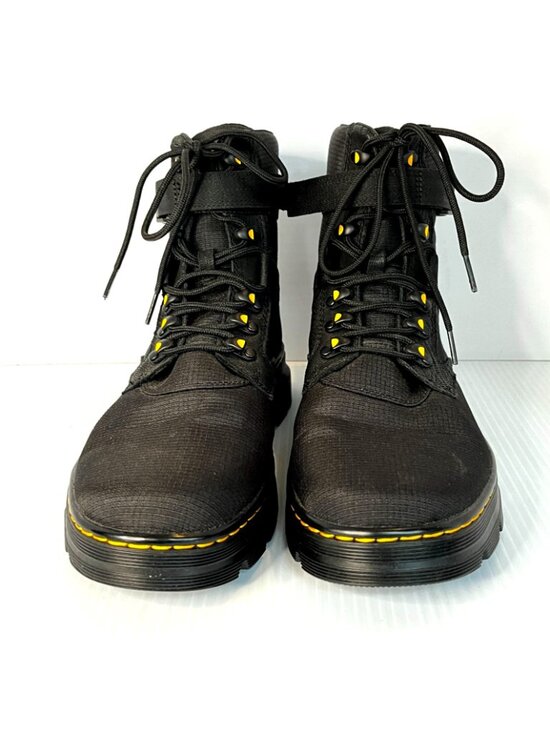Dr.Martens COMBS TECH II Mens 10 Womens 11 Combat Boots Black Yellow 27800001 main image 2